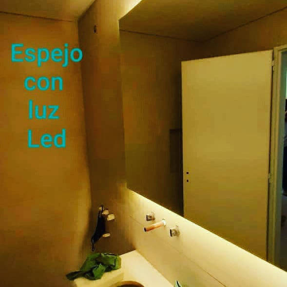 Espejo con luz led